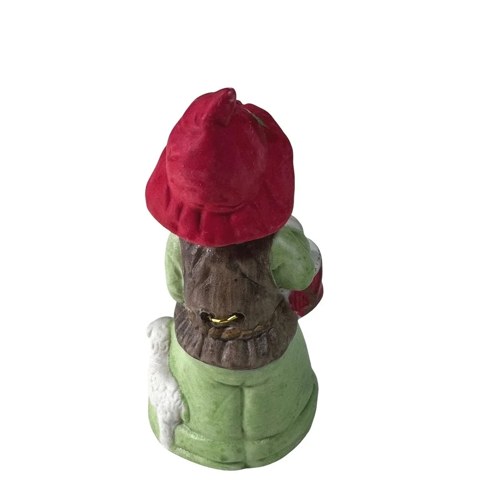 Vintage Ceramic‎ Bell Figurine Gnome Child Drum Sheep MWC Taiwan